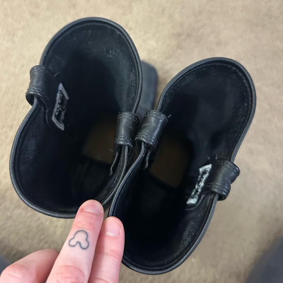 FRYE Black Leather Harness Boots - Picture 8 of 8